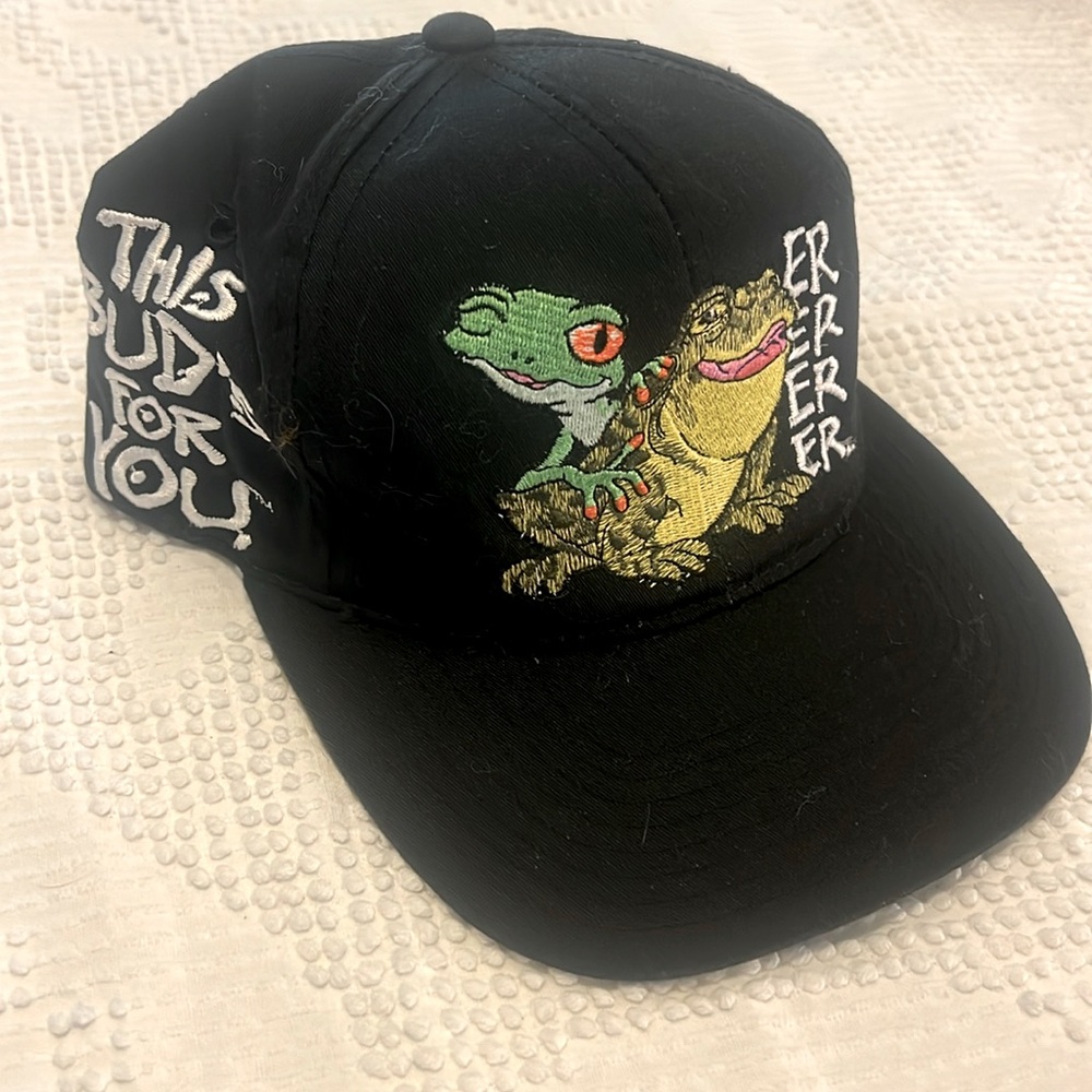 Vintage Budweiser Frog Ballcap